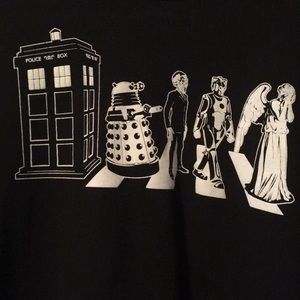 Doctor Who / The Beatles sweatshirt